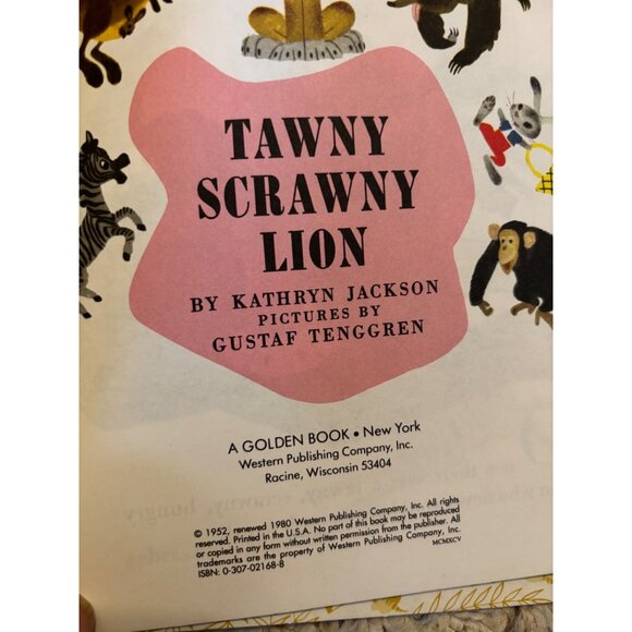 Lot of 4 vintage Golden Books Bambi, 3 Little Pigs, Tawny Scrawny Lion, Night Be - Picture 8 of 13